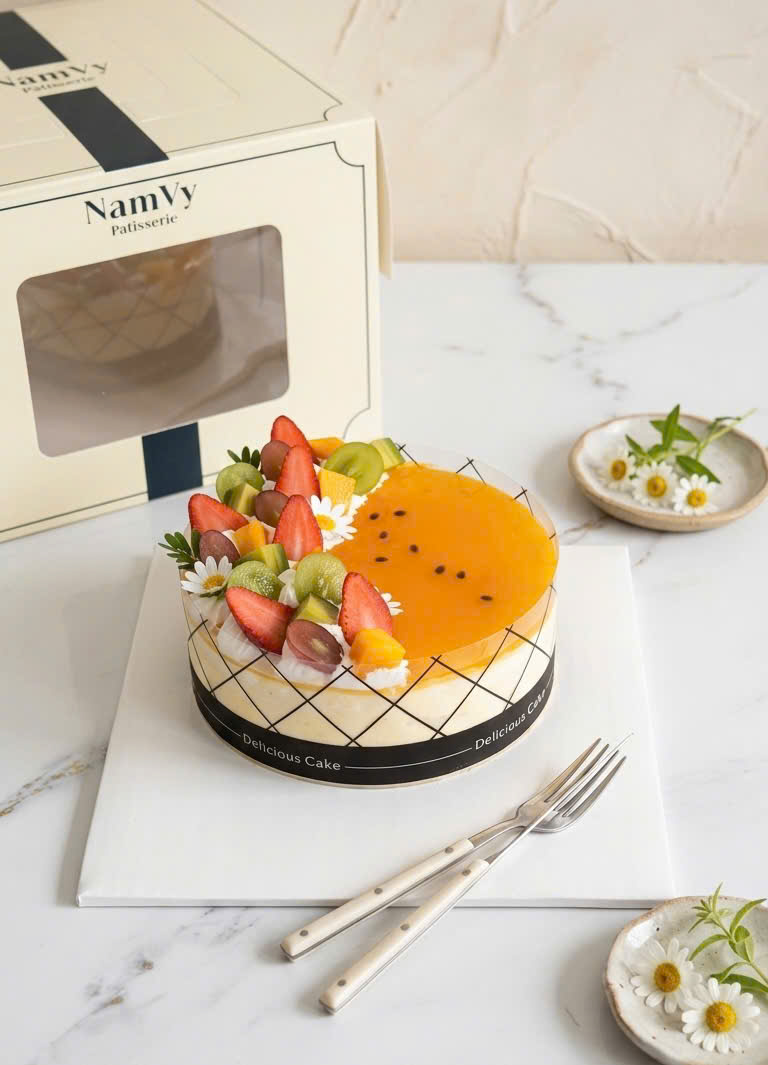 Bánh mousse chanh leo