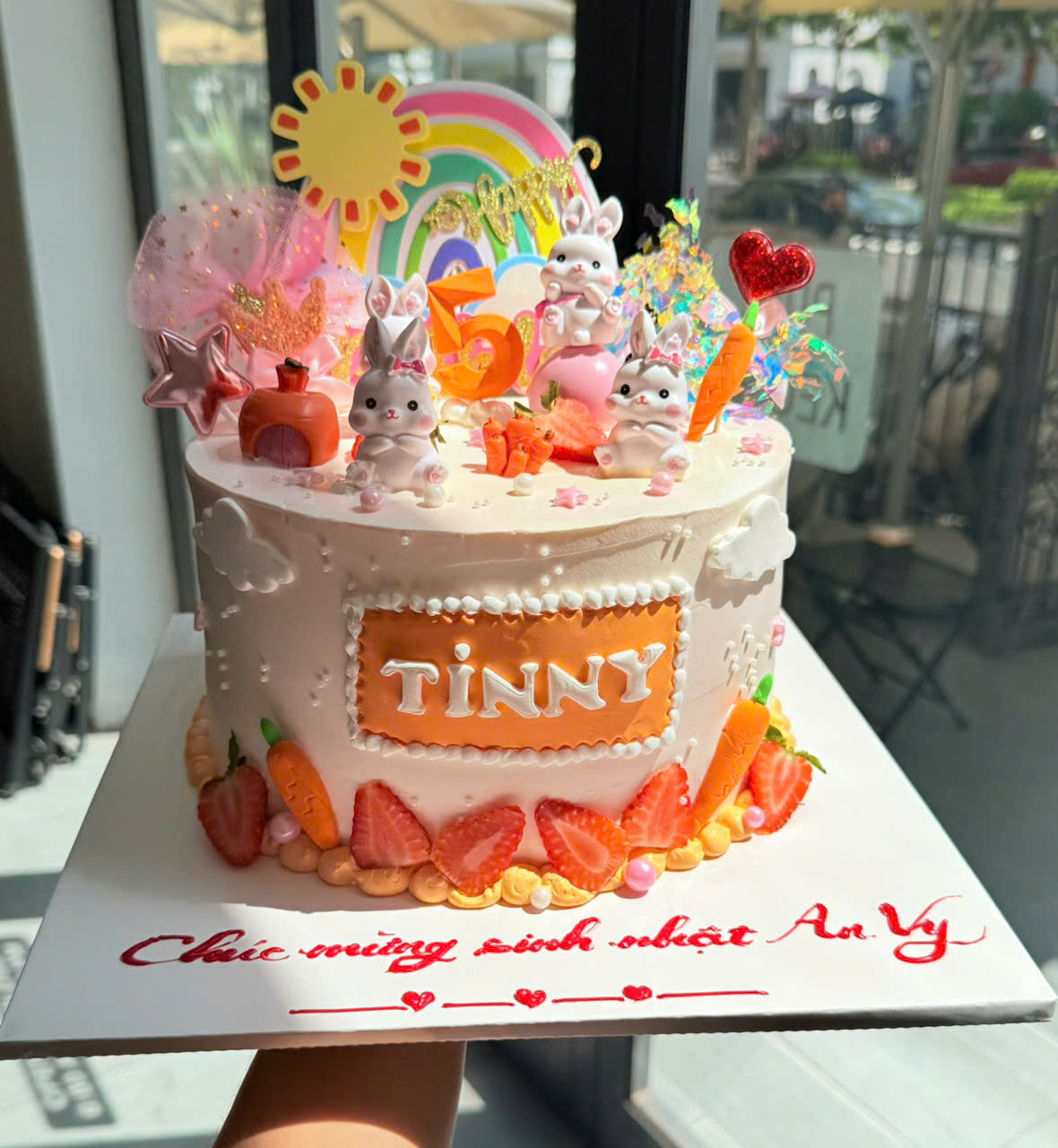 Bánh sinh nhật bé gái